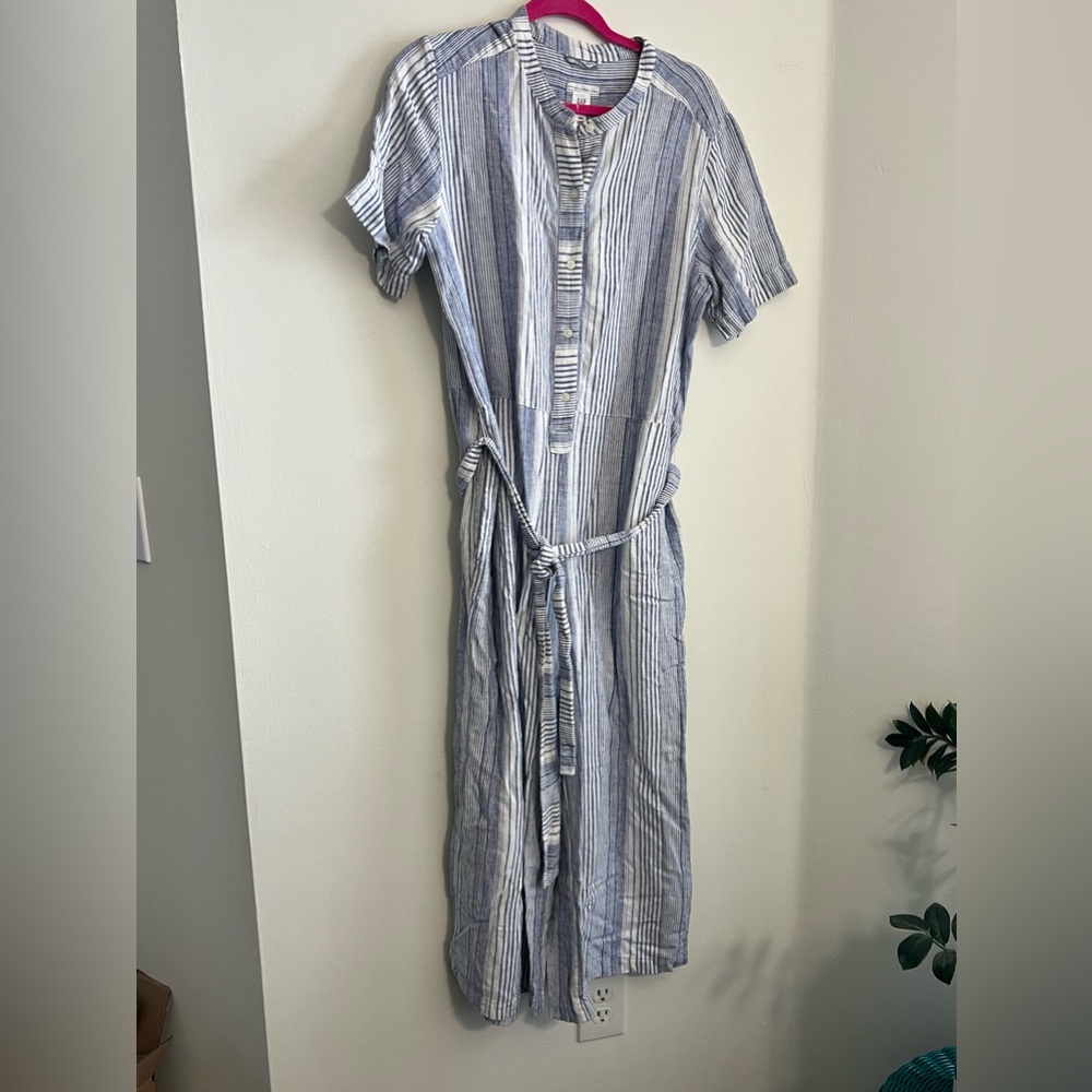 Gap linen pant jumpsuit